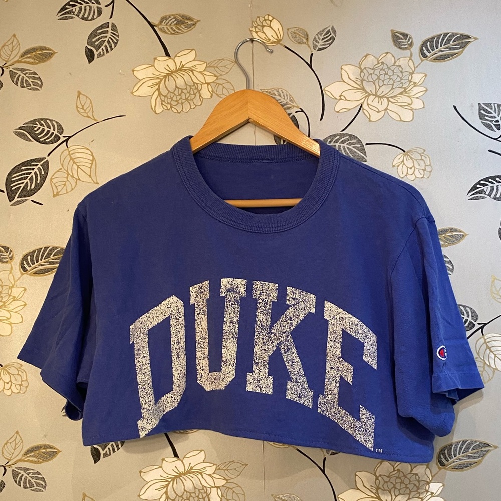 Vintage Duke x Champion Crop Top